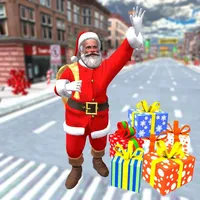 Christmas Santa City Driving icon