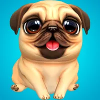 Fun puppy run icon