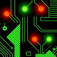 Diode LED circuit icon