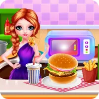 Fast Food Cooking and Cleaning icon