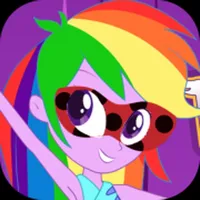 Fashion girls mlp with ladybug icon