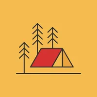 Camping routes icon