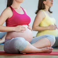 Pregnancy Exercise and yoga icon