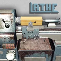 Lathe Machine 3D icon