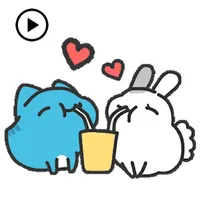 Animated Capoo & Tutu Sticker icon