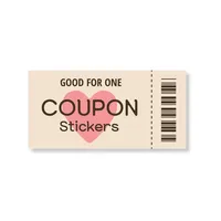 Romantic Love Coupon Stickers icon