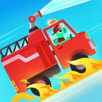 Dinosaur Fire Truck Games kids icon