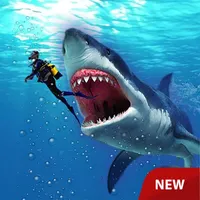 Angry Shark Attack Shark Games icon