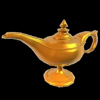 Genie lamp make me wish icon