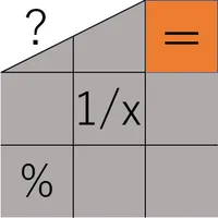 Slope Calc-% or 1/x icon