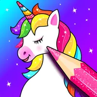 Unicorn Coloring Games icon