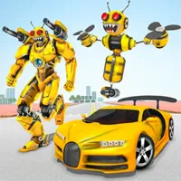 Bee Robot Transform Game 3D icon