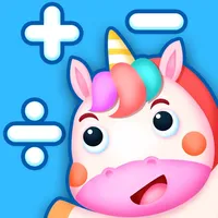 Baby Unicorn Girl Math Games icon