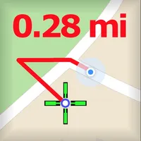 Measure Distance On Map icon