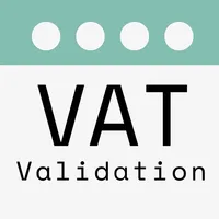 VAT Value Added Tax Validation icon