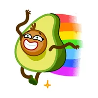 Funny Avocado Animated Sticker icon