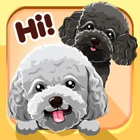 Toy Poodle Dog Emojis Stickers icon