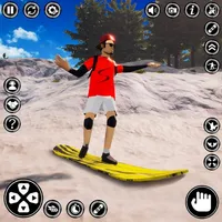 Snowboard Racing Skiing Games icon