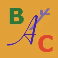 Straight ABC icon