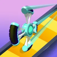 wheels run 3D icon