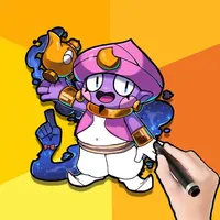 Coloring By number Brawl Stars icon