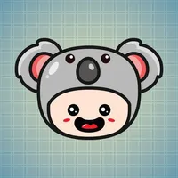 Sticker Me Koala Mascot Boy icon