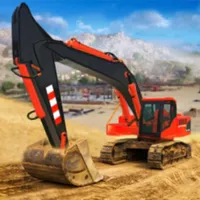 Construction Excavator Game 3d icon