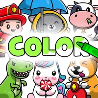 Coloring pages collection icon