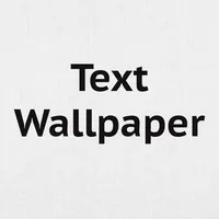 Text Wallpaper: By yourself icon