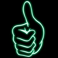 Neon Thumbs Up Stickers icon