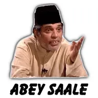 Mirzapur Abey Saale Stickers icon