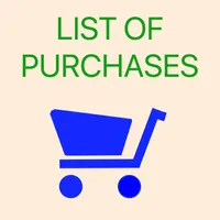 List of Purchases icon