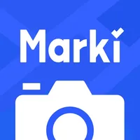 Marki: timestamp & GPS camera icon