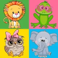 Funny Animals Memory Game icon