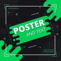 Poster of Text icon