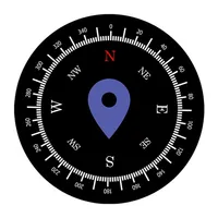 Altimeter,GPS location,Compass icon