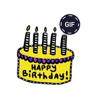 Happy Birthday GIF Animated icon