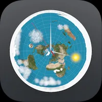 Flat Earth Sun, Moon Clock icon