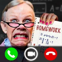 Scary Teacher Call Prank icon