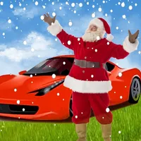 Racing Car Christmas Games 3D icon