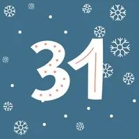 New Year Advent calendar icon