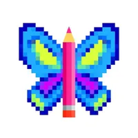 Pixel Fly - Color by number icon