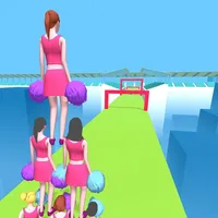 Cheerleaders 3D icon