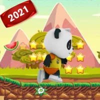 Super Panda kart Run World icon