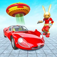 Funny Bunny Car Games icon