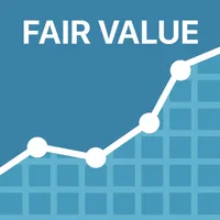 Fair Value of trading stocks icon