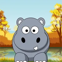 Memory match animals game kids icon