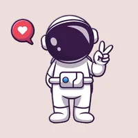 Cute Astronaut Stickers icon