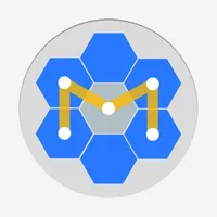 Hexa One Line Drawing icon