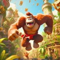 Super monkey run kong gorilla icon